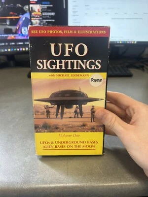 UFO Sightings V. 1: UFOs  Underground Bases/Alien Bases on the Moon (VHS, 1996) - Image 1 of 4