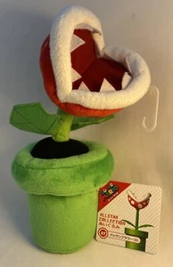 "Pianta Sanei Peluche Piranha Super Mario All Star Collection AC27 9" - Foto 1 di 8