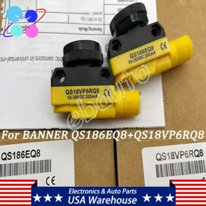 1 par para sensor Photoswitch QS186EQ8+QS18VP6RQ8 interruptor fotoeléctrico US STOCK - Imagen 1 de 15