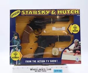 .357 Magnum & .45 Automatic W/ Badges Police Set Starsky & Hutch HG Toys NEW - Picture 1 of 6