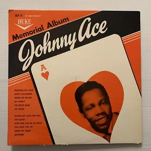 Johnny Ace Memorial Album 1961 Duke Records Mono Deep Groove Pressing DLP71 - Picture 1 of 7