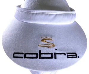 Vtg Cobra Golf Sun Visor King Cobra Cap Hat Sun White Adjustable USA TEXACE NEW! - Picture 1 of 5