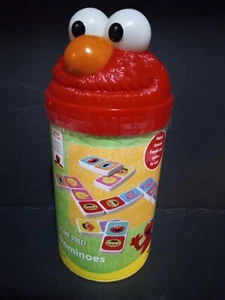 Sesame Street ELMO Dominoes In A Tube Matching Game  2007 New Sealed - Picture 1 of 3