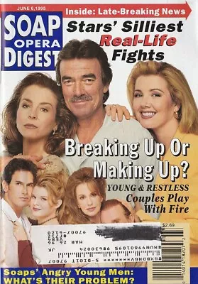 Soap Opera Digest June 6, 1995 ERIC BRAEDEN-MICHELLE STAFFORD-CLINT RITCHIE-OLTL - Image 1 of 4
