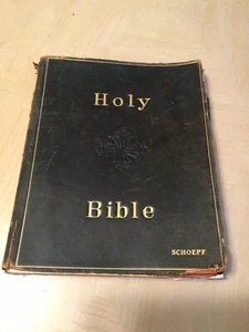 A.J. Holman  Holy Bible Self Pronouncing Ed. Christianity Scripture Faith - Picture 1 of 11