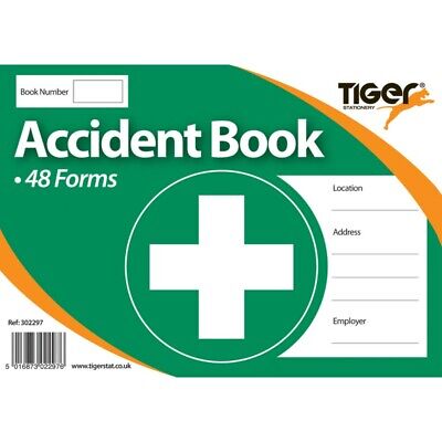 Accident Report Book First Aid School Office Injury Health Record 48 Forms • 3.99£