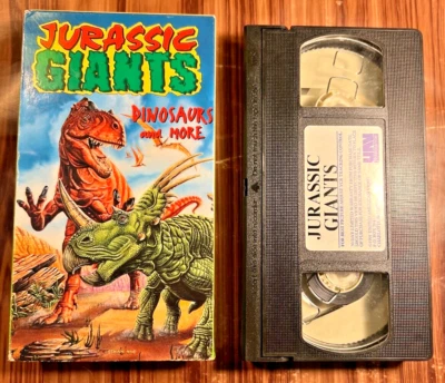 Jurassic Giants VHS 1994 Dinosaurs And More Reptiles Mammals Smithsonian Vintage - Image 1 of 4