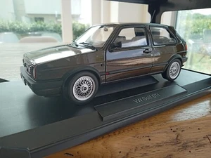 NOREV 1/18 Volkswagen VW Golf 2 GTI G60 Bronze métallisé Irish Green - Imagen 1 de 6