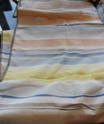 Pottery Barn Rebecca Atwood Field stripe table runner 18 108 photo shoot sample3 - Image 1 of 4