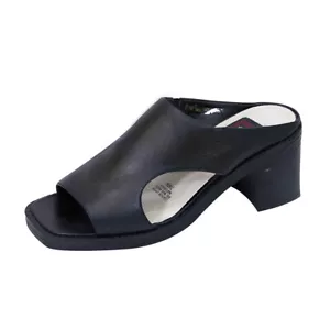 👡 PEERAGE Trudy Women's Wide Width Comfort Leather Heeled Sandals 👡 - Picture 1 of 12