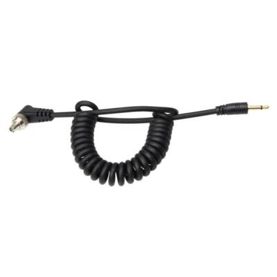 2.5mm To Male Flash PC Sync Cable Camera Flash Trigger Cord 30-100cm for DSLR - Image 1 of 3