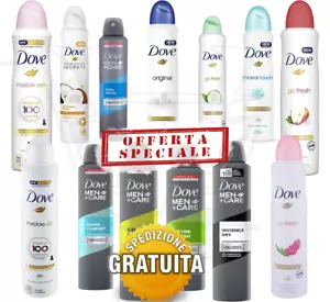 DOVE DEODORANTE SPRAY 250 ML ORIGINAL INVISIBLE GO FRESH MEN+CARE 3/6/12/18 PZ - Foto 1 di 14