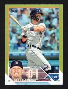 2023 Topps Series 1 Kody Clemens Rookie RC Gold Foil #176 Tigers - Picture 1 of 2