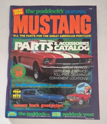 The Paddock 1990 Mustang Parts And Accessories Catalog For 1964-1973 Vintage - Image 1 of 4