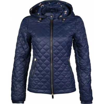 HKM Beagle Collection - Quilted Jacket with detachable hood  - Image 1 of 4