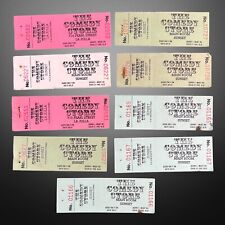 Vintage Lot Of 9 The Comedy Store Tickets Main Room Sunset La Jolla Ticket