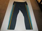 Avia Women's Legging Green Blue Fitted Cropped Legging Pants Size XL 16-18