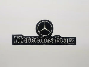 Mercedes Benz Logo iron on or sew on Patch Car AMG Formula 1 - Picture 1 of 2