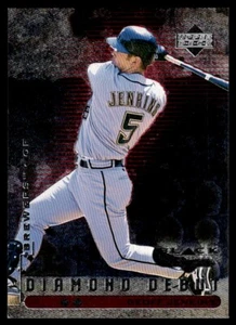 1999 Upper Deck Black Diamond Double Geoff Jenkins 0086/2500 Milwaukee Brewers - Picture 1 of 2