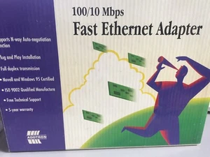 Addtron 10/100 Mbps RJ45 P & P PCI Fast Ethernet NIC Network Interface Card, New - Picture 1 of 3