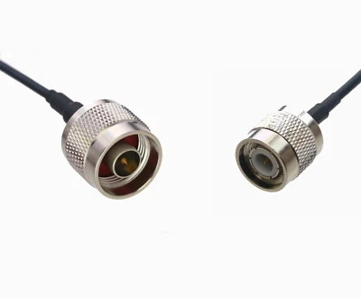 N Male to TNC Male RF Coaxial Cable For Antenna Radio wifi 0.5~15FT - Image 1 of 3