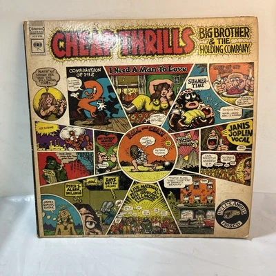 Big Brother and the Holding Company CHEAP THRILLS KCS 9700 LP Vinyl 1st Press - Image 1 of 4