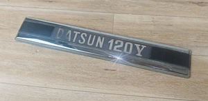 DATSUN 210 B310 Trunk Lid Emblem BADGE USED GENUINE - Picture 1 of 8