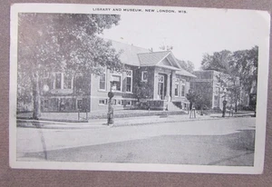 NUEVA BIBLIOTECA Y MUSEO LONDRES WISCONSIN CIRCA 1948 PUBLICADA - Imagen 1 de 2