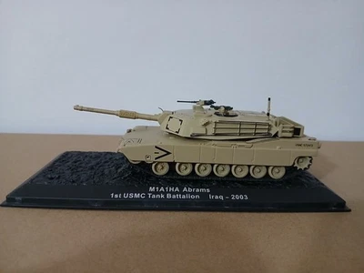 MODELLINO CARRO ARMATO M1A1HA ABRAMS 1ST USMC TANK BATTALION IRAQ - 2003 - Immagine 1 di 4