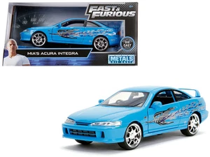 2023 Jada 1/24 Acura Integra RHD Diecast Model Car - Blue Fast & Furious - Picture 1 of 2