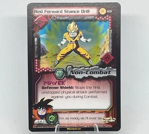 2002 DBZ Red Forward Stance Drill Goku Foil #83 Score TCG CCG NM Holo Rare - Picture 1 of 2