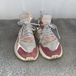 Adidas Nite Jogger Trace Pink SneakersW Size 8 - Picture 1 of 8