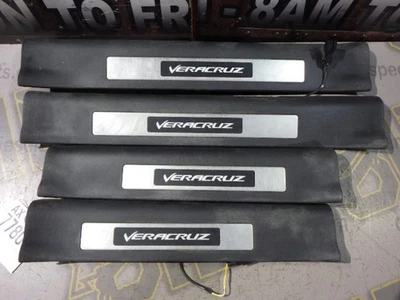 Hyundai Veracruz 2008 2009 3,8 L automático OEM panel de retroceso iluminado juego de placas de umbral Foto 1 de 4