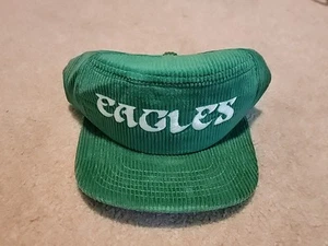 90s NFL Starline Philadelphia Eagles Corduroy Snapback Hat Kelly Green - Bild 1 von 11