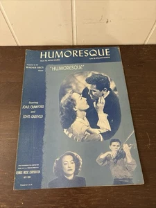 1946 Humoresque  vintage sheet music Joan Crawford  - Picture 1 of 3