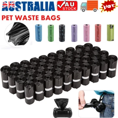 To 3000x Pet Dog Poo Poop Bags Puppy Waste Biodegradable Bag Disposable BulkOpen - image 1 of 4
