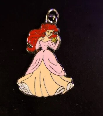 Disney Princesa Ariel - Juego Esmalte - Cadena Serpiente Plateada 24" - Cierre Langosta Foto 1 de 2