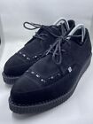 TUK Anarchic Shoes Men’s 10 (Women’s Size 12) Lace Up Creeper Punk Goth Platform