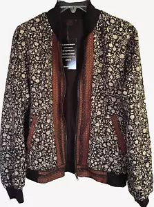 Neu mit Etikett Aller Simplement Bomberjacke mit Reißverschluss voll gefütterte Taschen Größe M - Bild 1 von 15