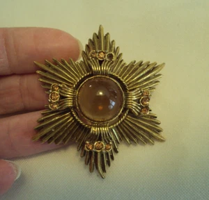 SCHÖNE VINTAGE BENEDIKT NY STERN BROSCHE ANSTECKNADEL FEHLENDER SCHMUCK #TG - Bild 1 von 5