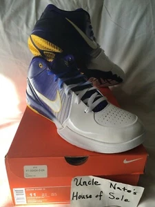 Nike Kobe 2009 Zoom IV 4 ‘Lakers Home Gradient’ OG, Size 11, DS - Picture 1 of 6