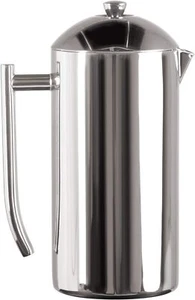 Double Stainless Steel Wall French Press Coffee Maker,Frustration-Free Packaging - Picture 1 of 7