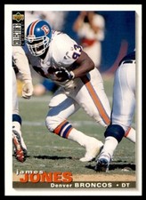 1995 Collector's Choice Update #U187 James Jones Broncos *1213