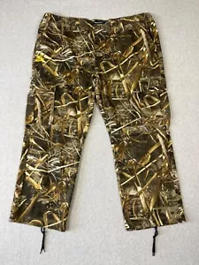 Realtree Pants Mens 3XL(48-50) Camo Max 5 Cargo Pockets Elastic Waist Hunting - Picture 1 of 15