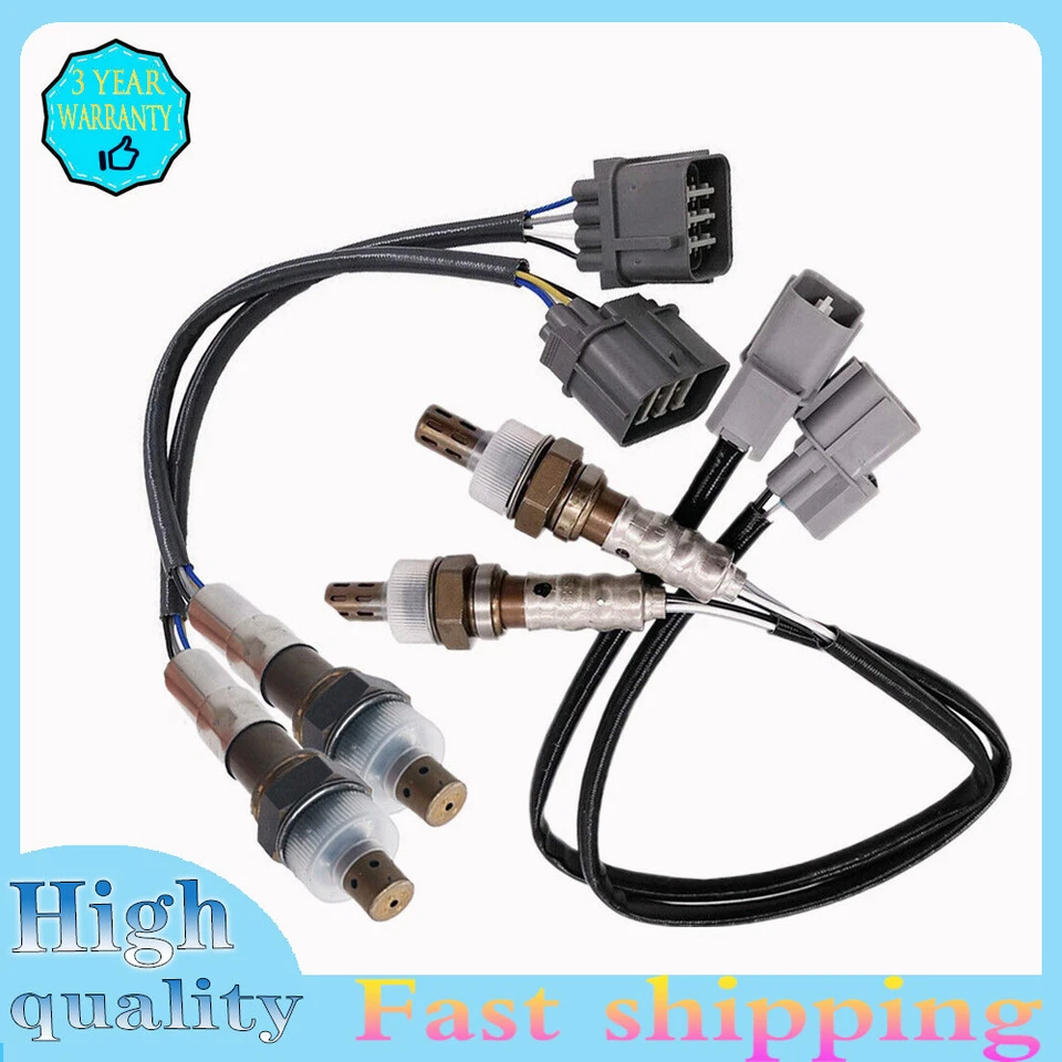 Sensor de oxígeno 4 piezas para Honda Odyssey V6 2005 2006 3,5 L aguas arriba y aguas abajo Foto 1 de 4