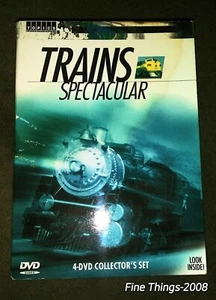 Trains Spectacular 4 DVD Collector's Set Discs & Cases In VERY GOOD Condition - Picture 1 of 12