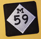M 59 Michigan Detroit approx 2.5x2.5" Embroidered Patch   Iron and or sew