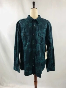 Moon Shine Spirit Western Herren Langarm Snap 2 Pocket NVYShirt Gr: XL NEU! - Bild 1 von 12