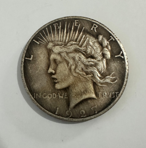 Peace Silver 1927 S High Relief - Peace Silver One Dollar S$1 Coin High Relief++