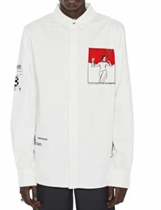 C&talyst Love Crimes White Shirt Jacket, XL, White, BNWT, RRP $248 Free Postage - Picture 1 of 10
